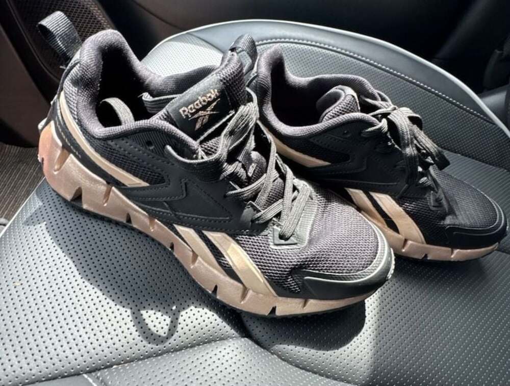 Reebok Zig Dynamica 4 Running Shoes Black Bronze Size 8
